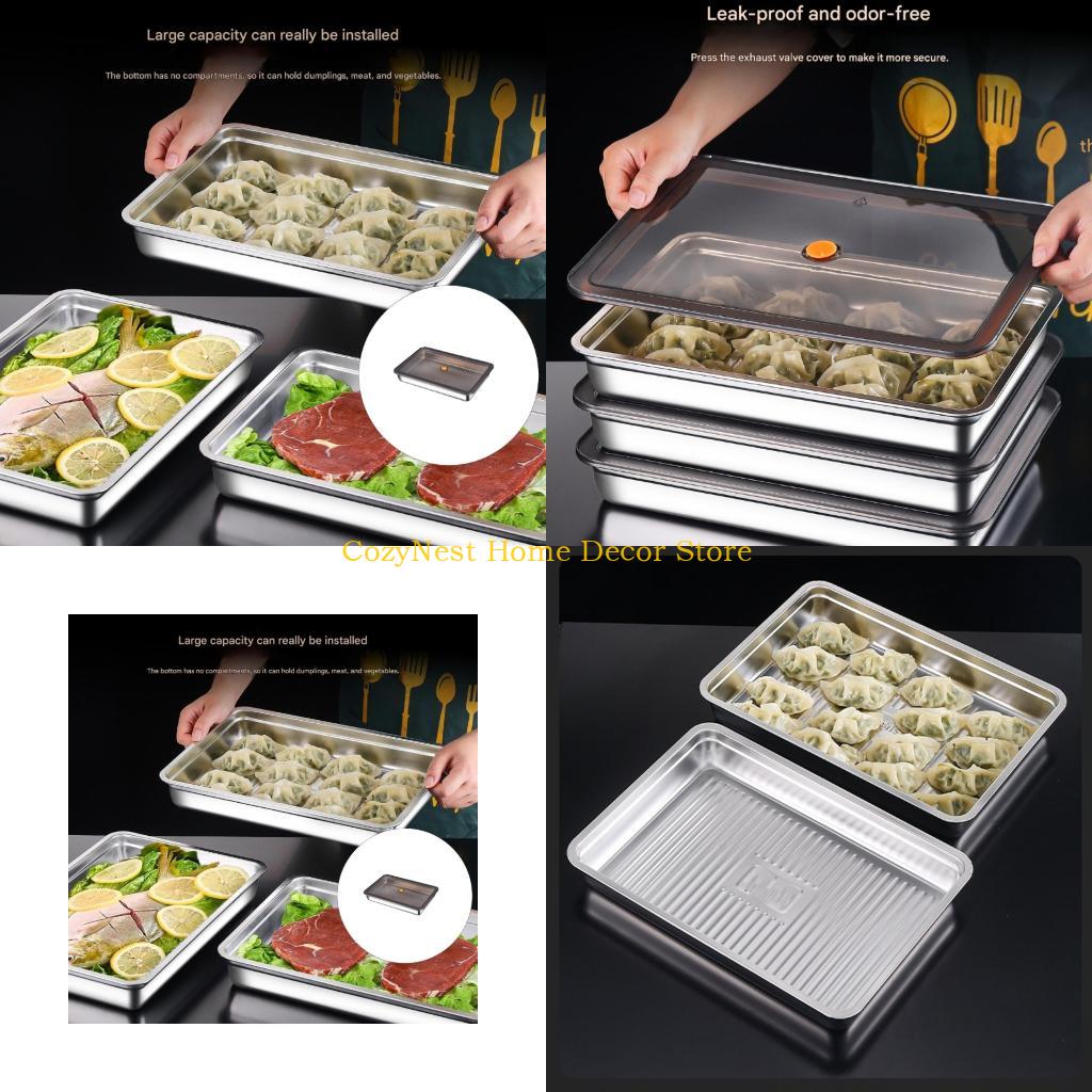 Kitchen Baking Storage Containers - Wadah Baki Dapur Serbaguna Baja Tahan