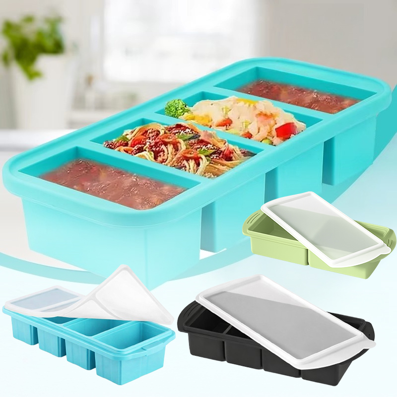 Kitchen Baking Storage Containers - Cetakan Es Batu Silikon Besar dengan