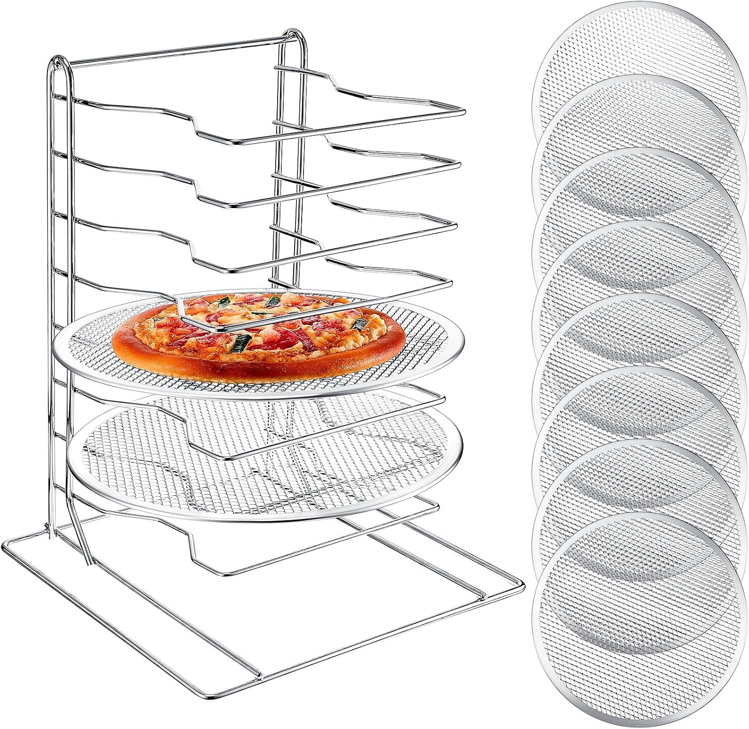 Mini Kitchen Baking - Rak Pizza 8 Tingkat Dengan 8