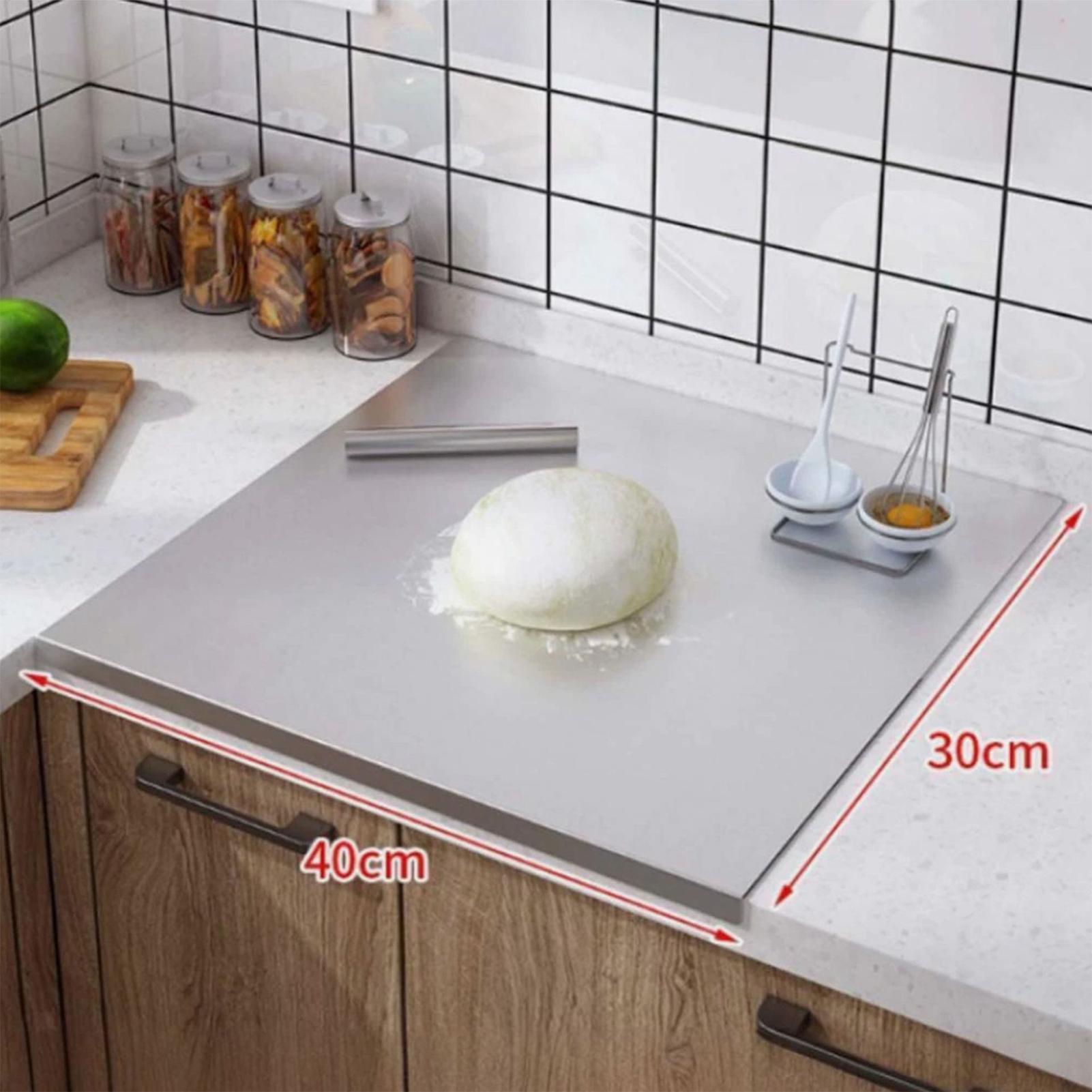 Kitchen With Baking Area - Papan Pemotong Daging Stainless Steel Anti