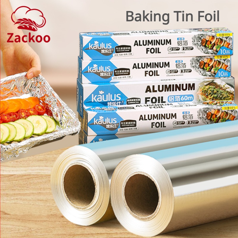 Kitchen Baking Paper - Zacwoo 10/20/40M Aluminium Foil untuk Baking