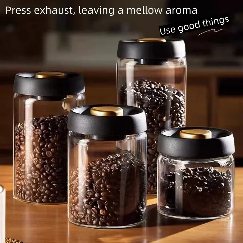 Kitchen Job - Stoples Kopi Vakum Manual Kaca Borosilikat