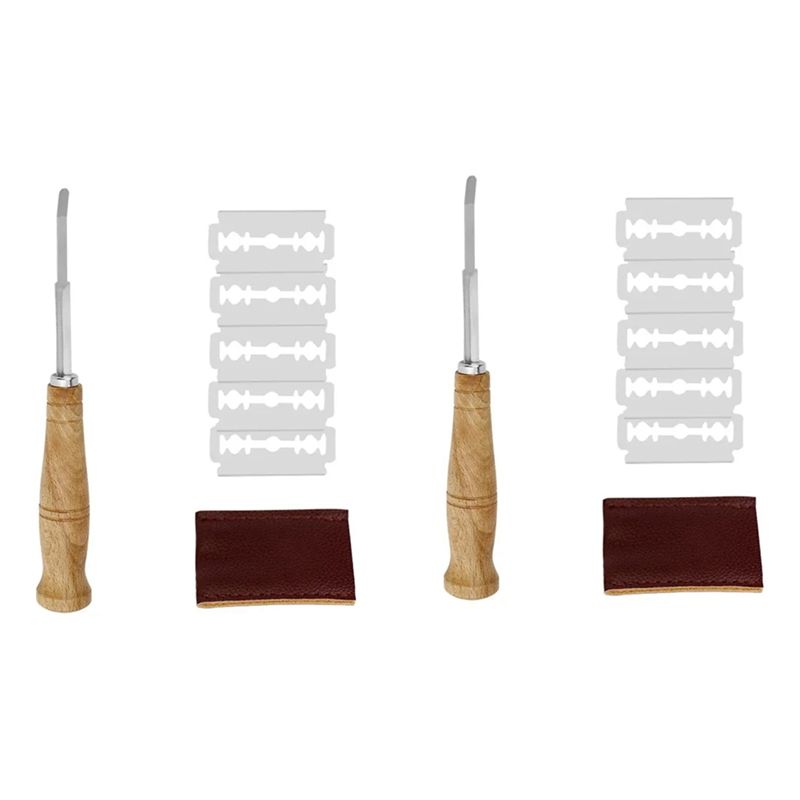 Bread Lame Scoring - A67K-2Set Pisau Roti Lame Alat Pemotong