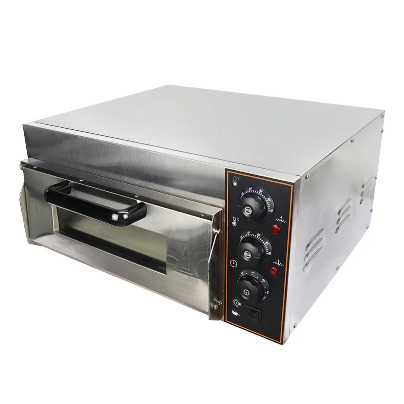 Commercial Kitchen Baking Equipment - Oven Pizza Satu Dek Bahan Stainless