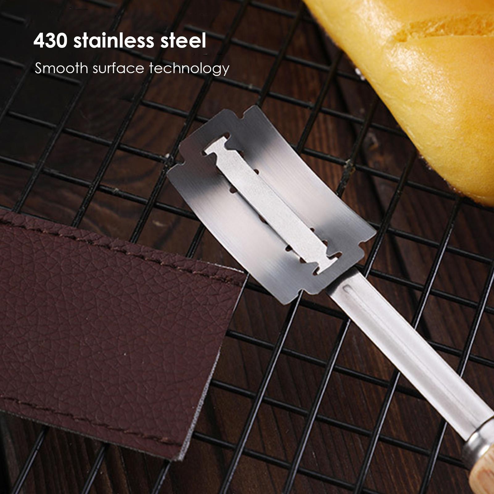 Bread Lame Scoring - Pisau Pengiris Roti Stainless Steel dengan
