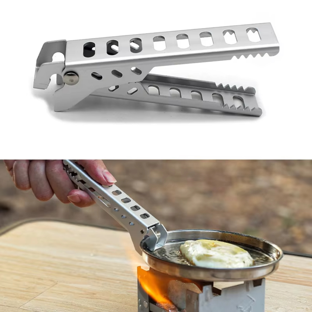 Kitchen Baking Pan Organizer - Penjepit Panci Aluminium Anti Panas untuk