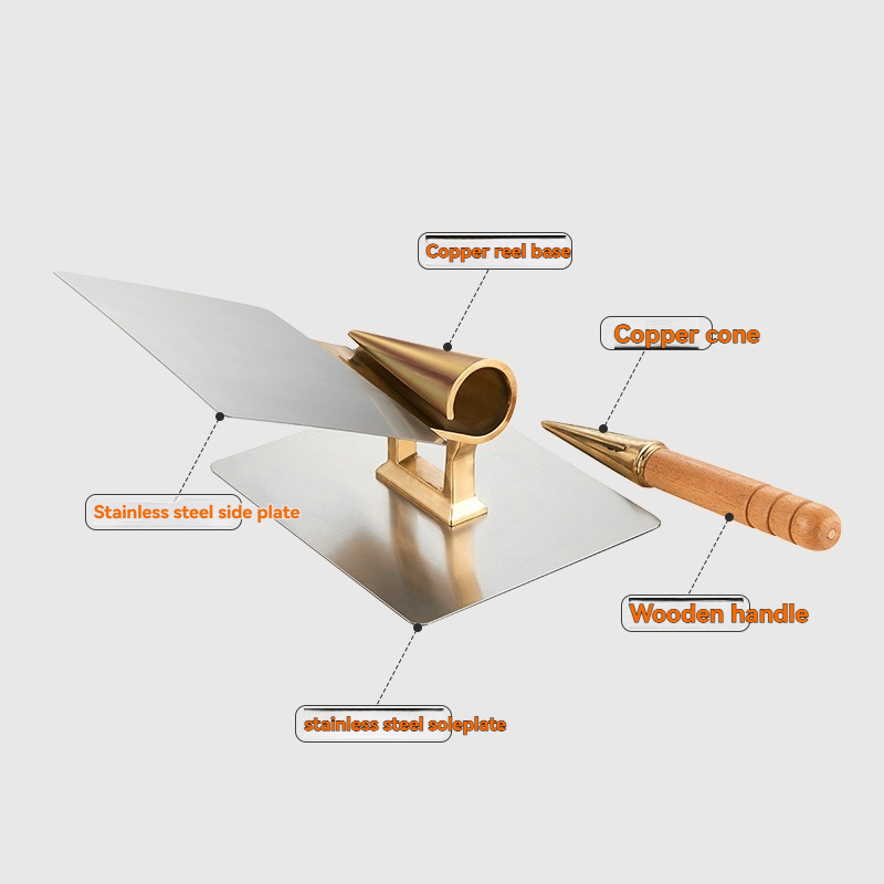 Commercial Kitchen Baking Equipment - Alat Kerucut Tembaga Profesional, Pembuat Waffle