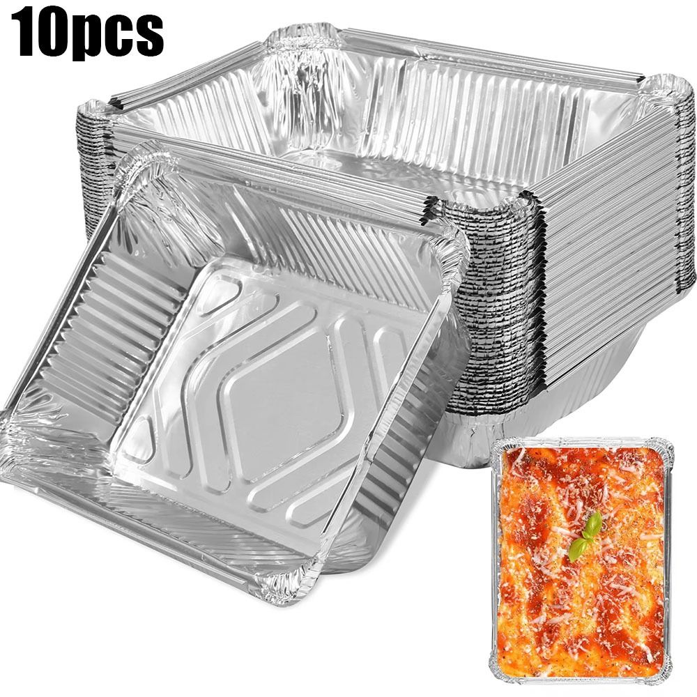 Kitchen Baking Storage Containers - 10 Buah Wadah Penyimpanan Makanan Aluminium
