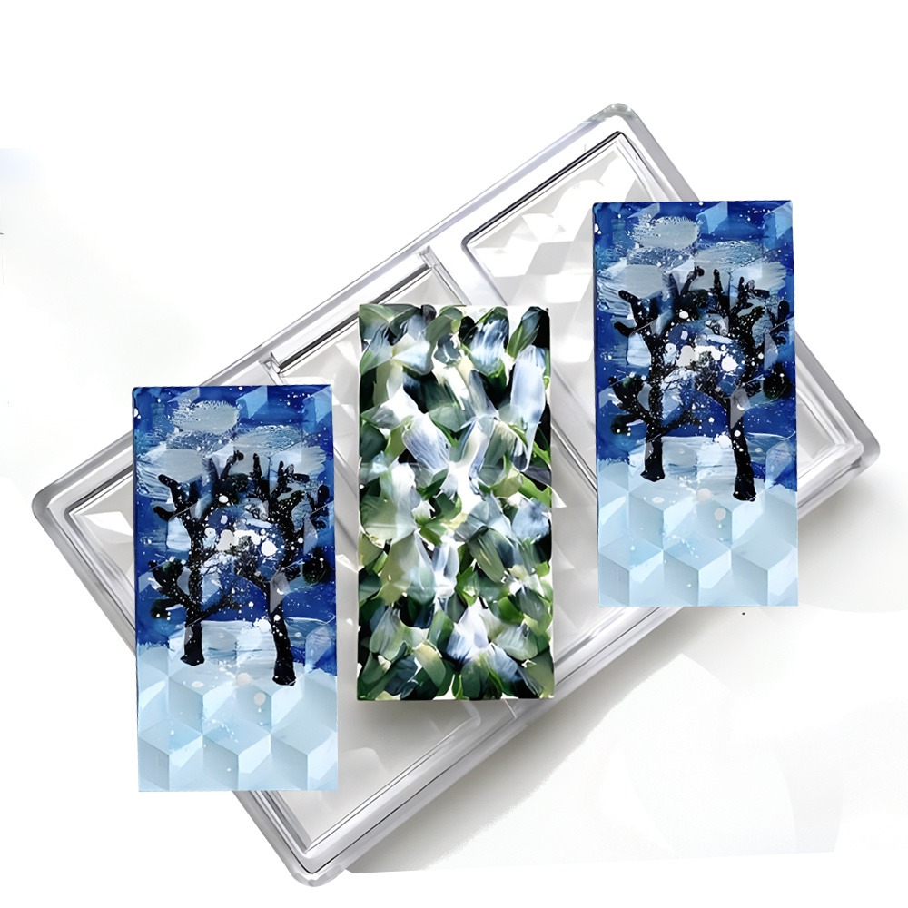 Kitchen Baking Molds - Cetakan Cokelat Prisma Berbentuk Belah Ketupat