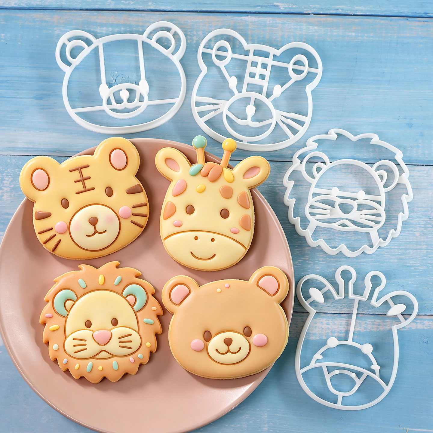 Kitchen Baking Cookies - 4 Buah Set Pemotong Kue Bentuk