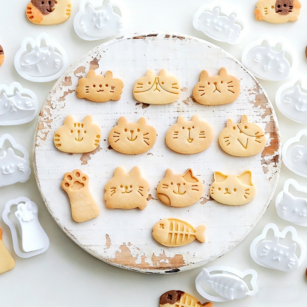 Kitchen Baking Cookies - Cetakan Kue Kucing Lucu DIY, Alat