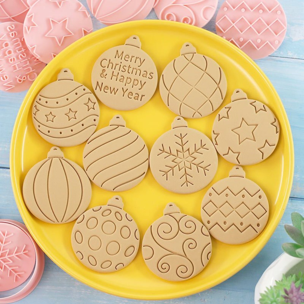 Kitchen Baking Cookies - 11Pcs Set Cetakan Kue Natal 3D