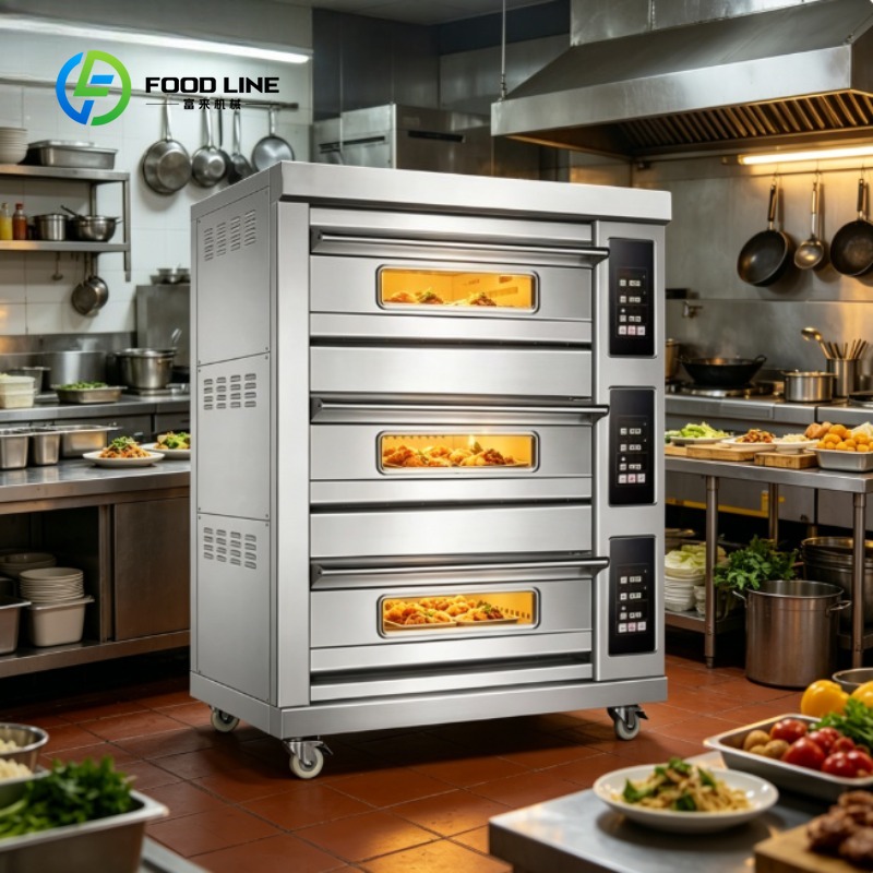 Commercial Kitchen Baking Equipment - Oven Komersial Stainless Steel untuk Roti,