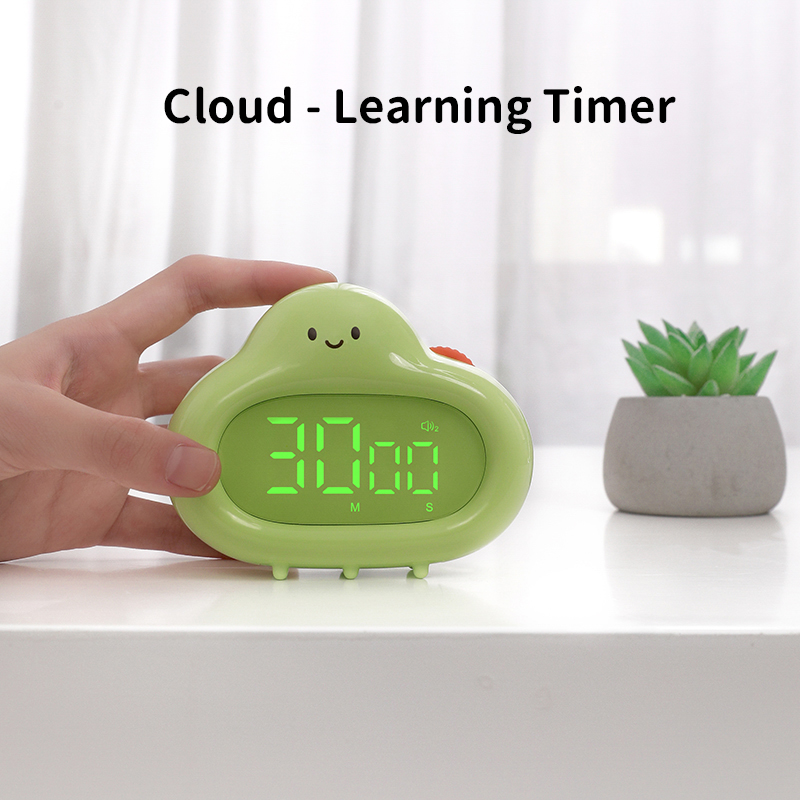 Baking Kitchen Hourly - 1 buah, Timer bentuk awan putih