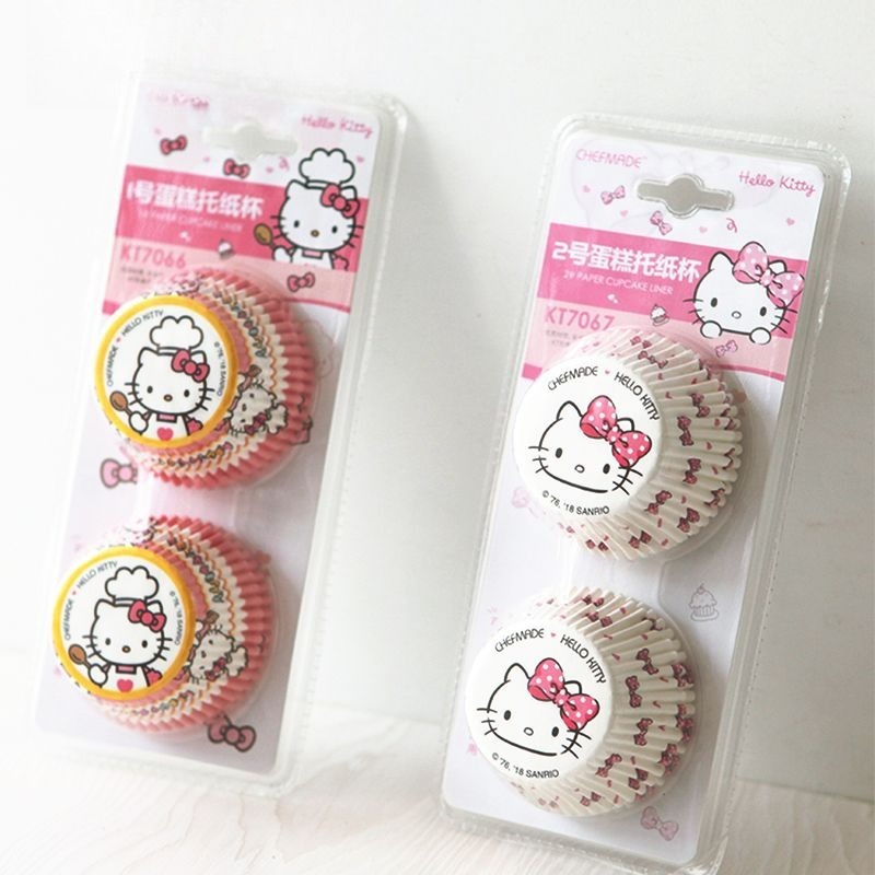 Kitchen Baking Paper - Cetakan Cupcake Hello Kitty, Cetakan Kue