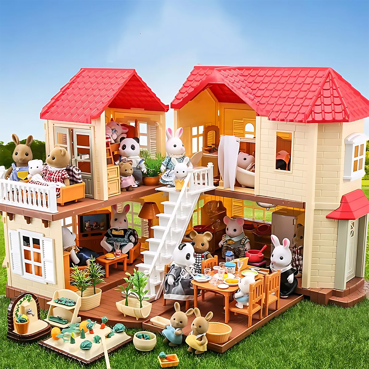 Kitchen Uncle - Furnitur Miniatur 1:12 Rumah Boneka Dapur