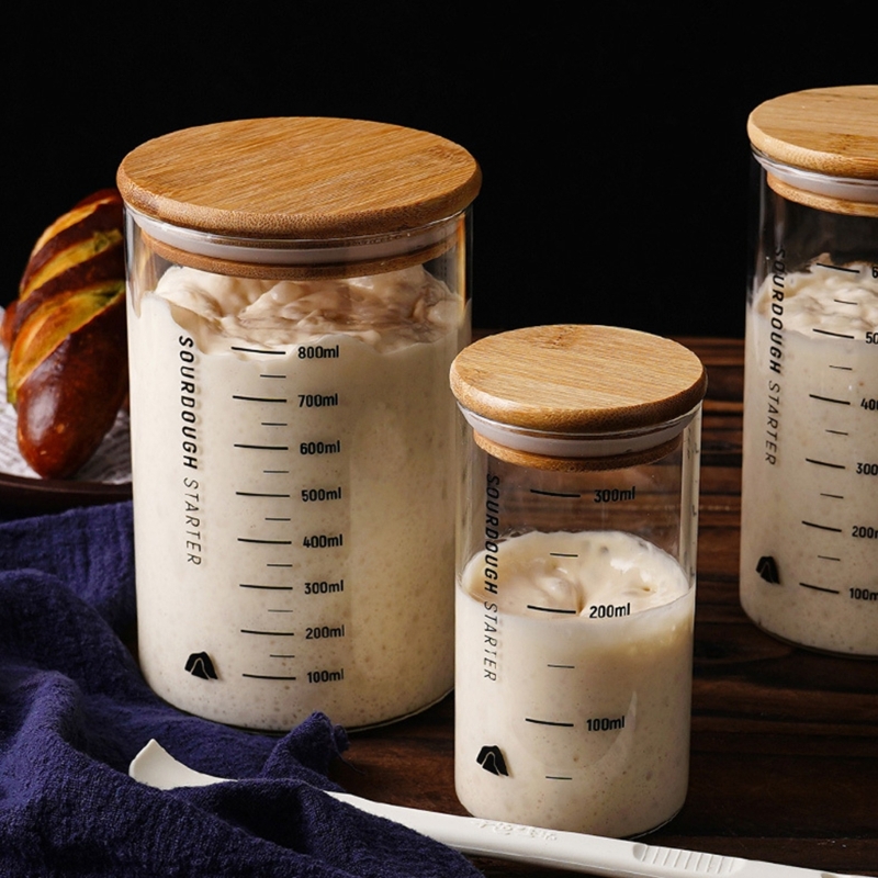 Kitchen Baking Storage Containers - Toples Penyimpanan Sourdough Aksesori Memanggang Dapur