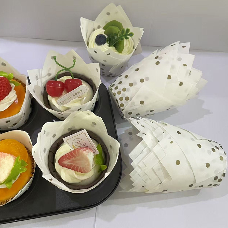 Kitchen Baking Paper - 50 Buah/100 Buah Cangkir Kue Tulip