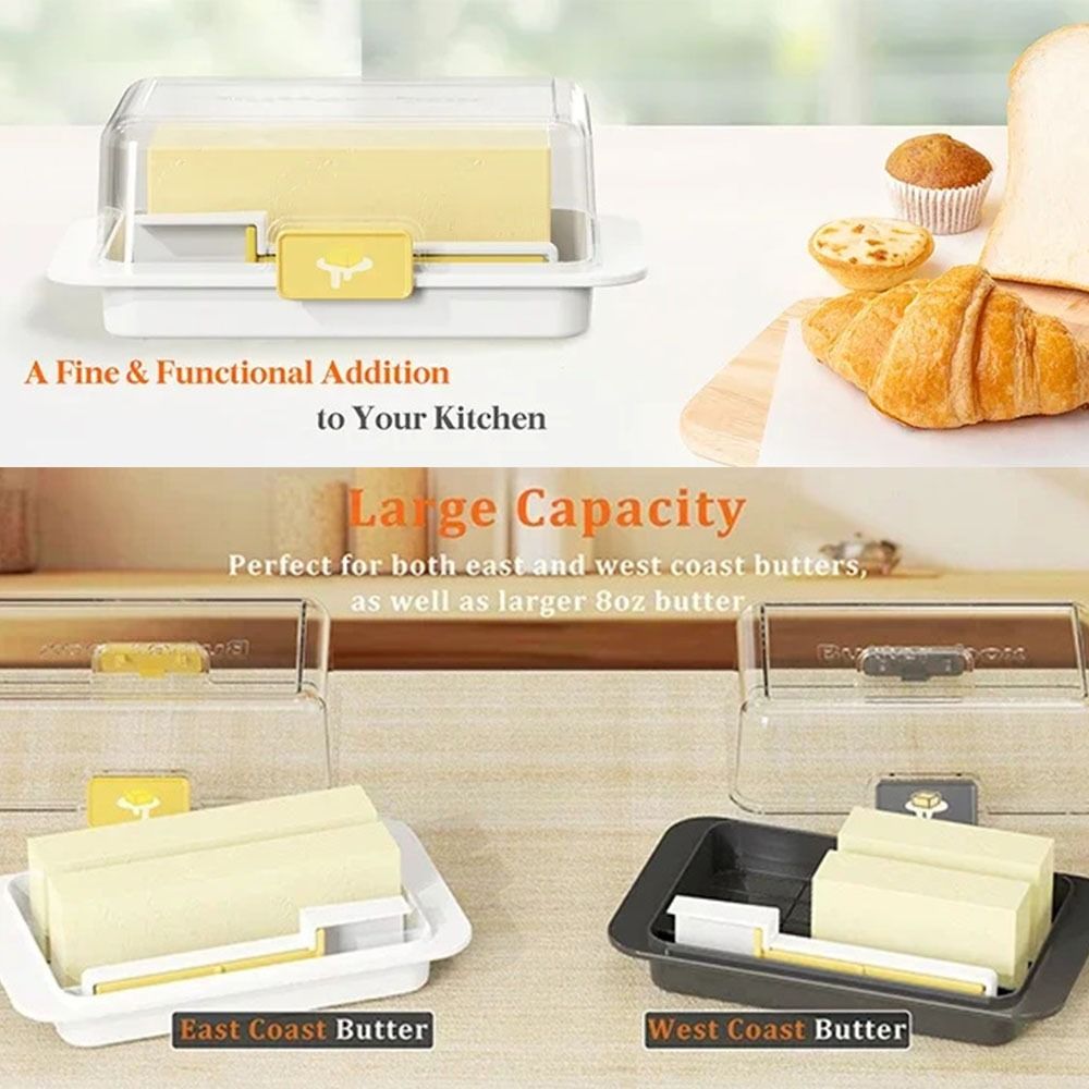 Kotak Penyimpanan Mentega Tutu - Kitchen Baking Storage Containers ulasan dan harga