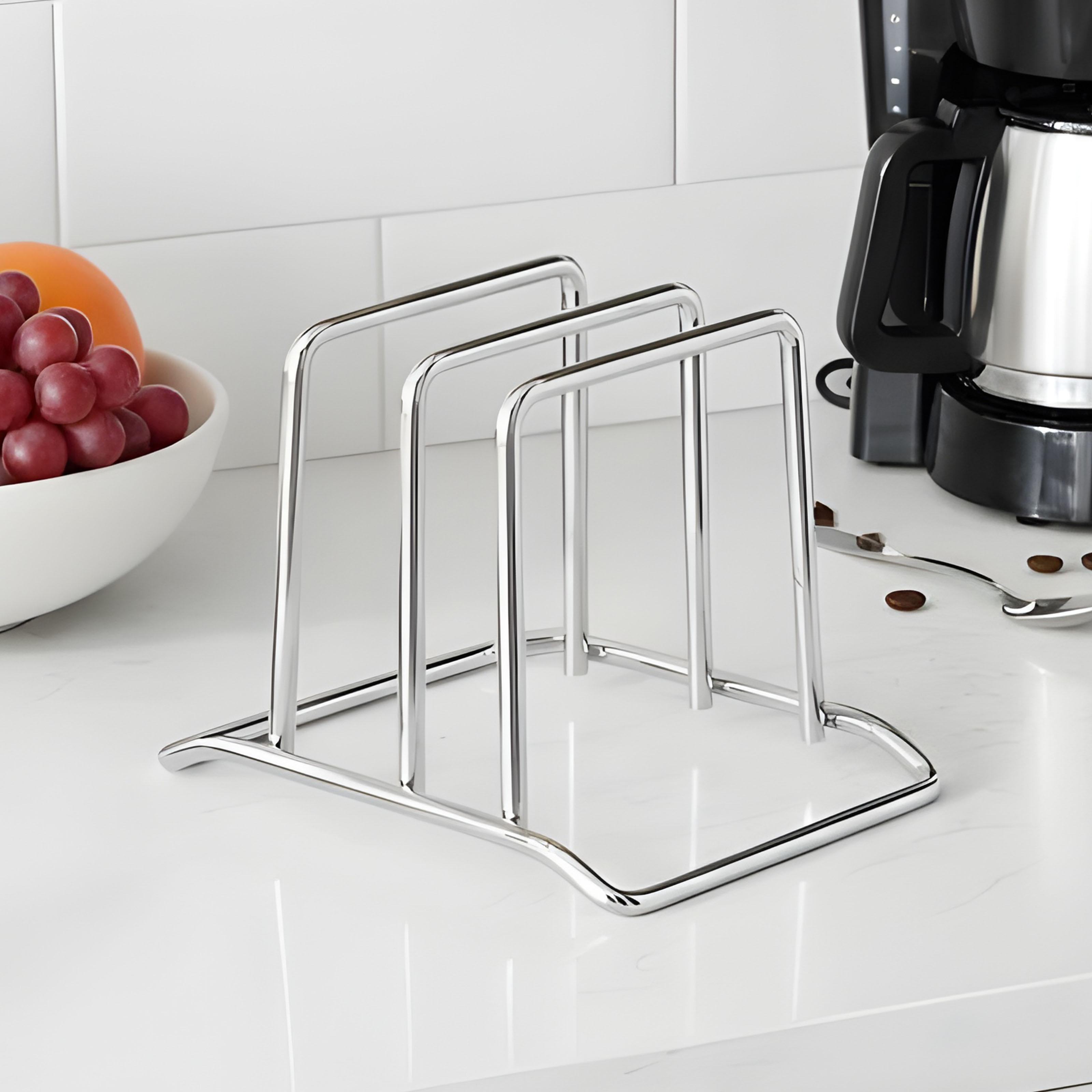 Rak Pemotong Papan Baja Anti K - Kitchen Baking Sheet Organizer ulasan dan harga