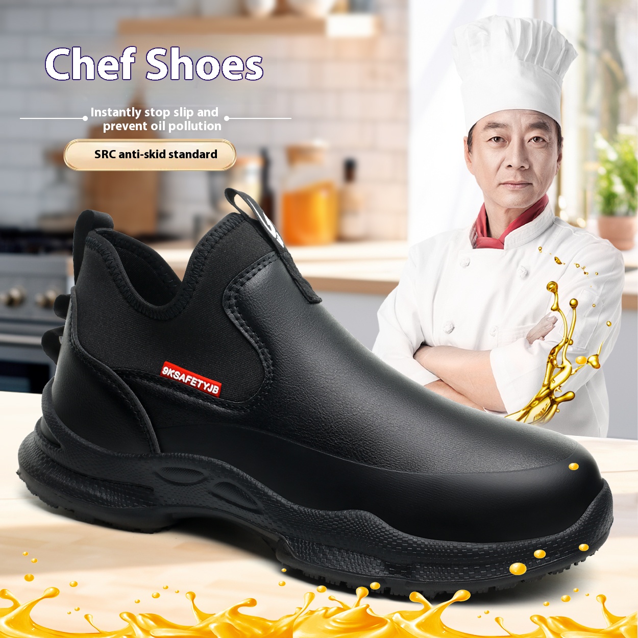Shevalues Sepatu Koki Pria Bak - Kitchen Job ulasan dan harga
