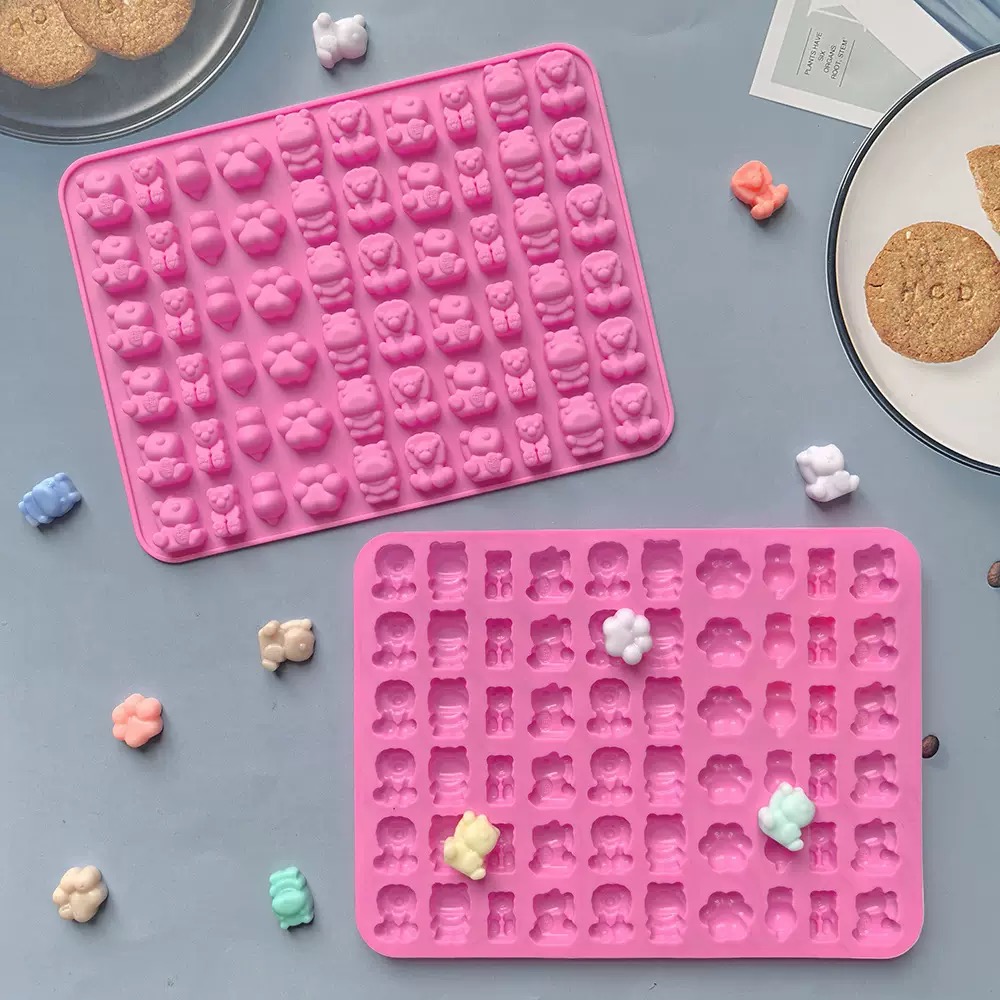 7 Buah Cetakan Silikon Permen  - Kitchen Baking Molds ulasan dan harga