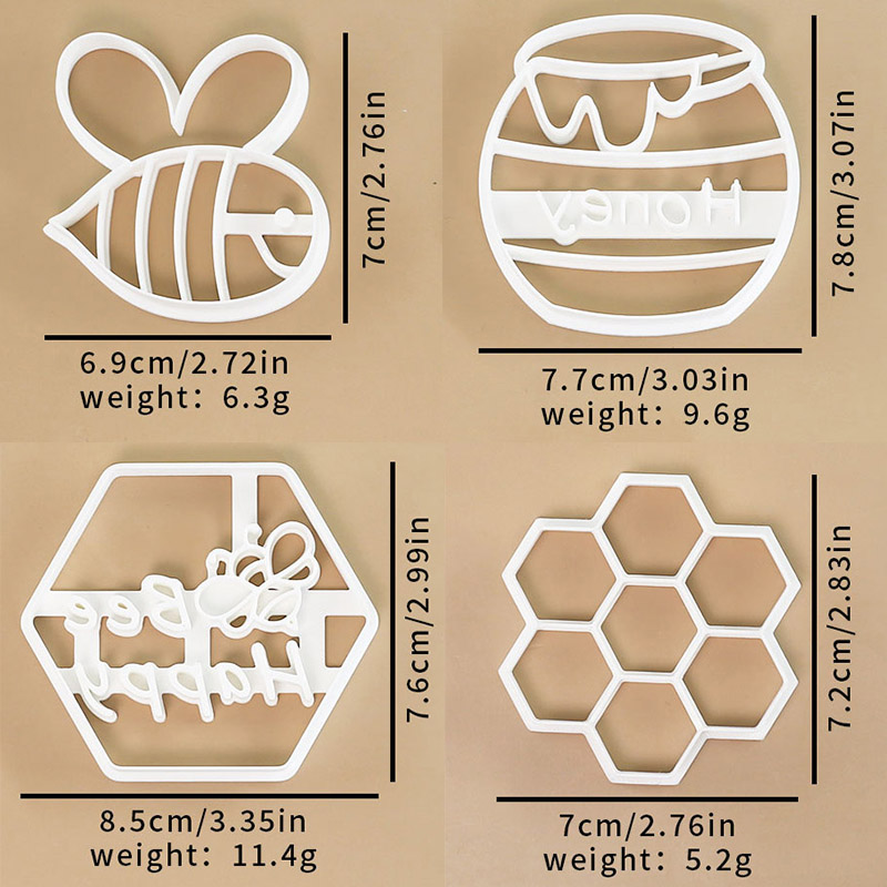 4 Buah Pemotong Kue Bertema Le - Kitchen Baking Cookies ulasan dan harga
