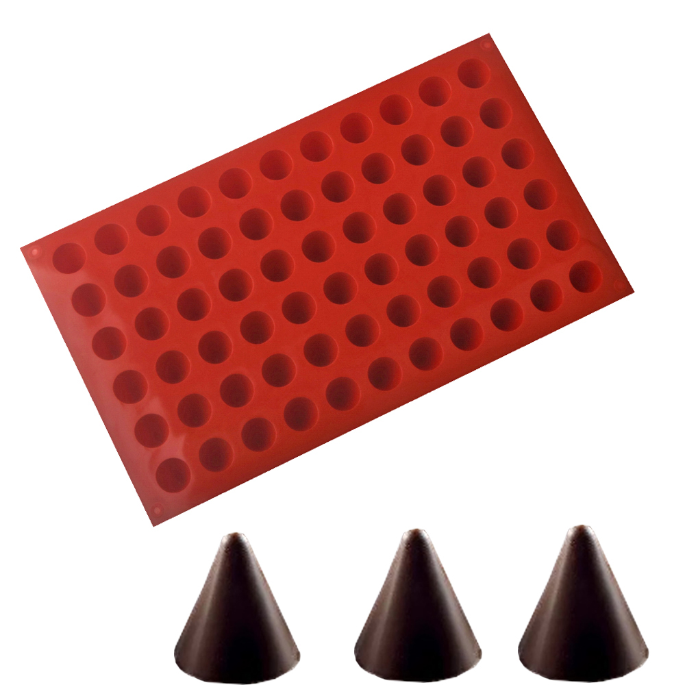66-sel kerucut coklat cetakan  - Kitchen Baking Molds ulasan dan harga