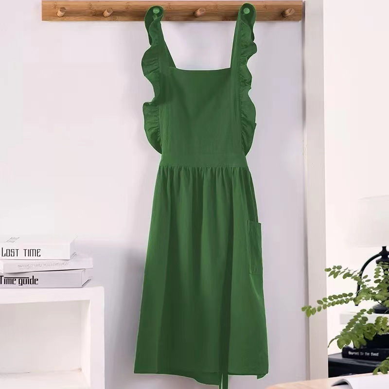 1 Buah Celemek Antik Linen Kat - Kitchen With Baking Area ulasan dan harga