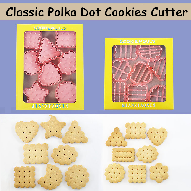 8 Buah Cetakan Kue Kering Lucu - Kitchen Baking Cookies ulasan dan harga