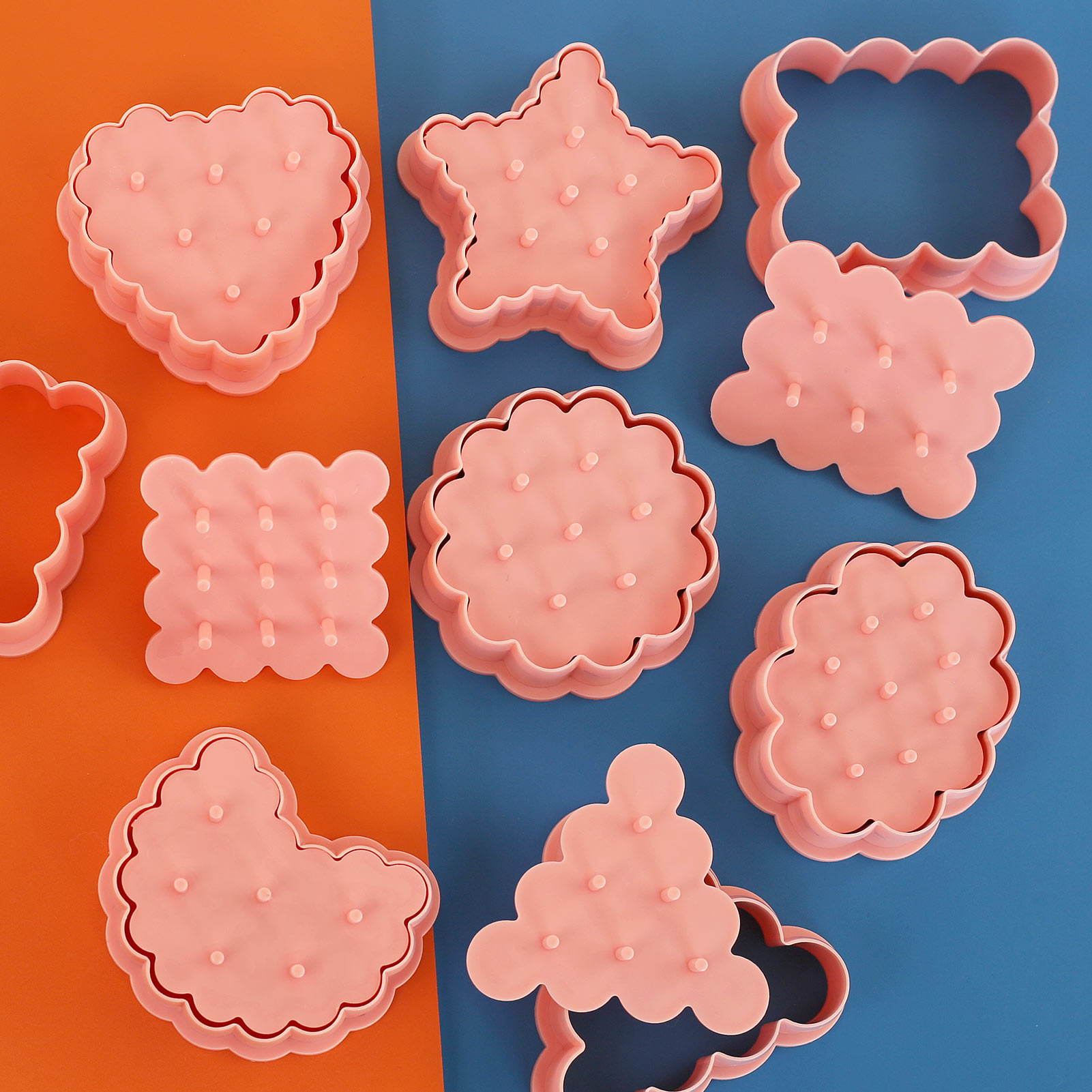 8 Buah Cetakan Kue Kering Lucu - Kitchen Baking Cookies ulasan dan harga