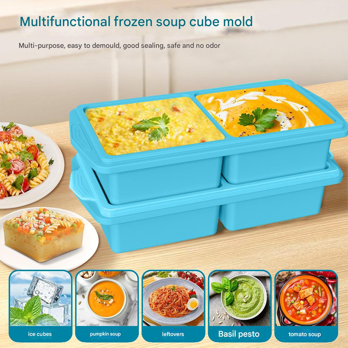 Cetakan Es Batu Silikon Besar  - Kitchen Baking Storage Containers ulasan dan harga