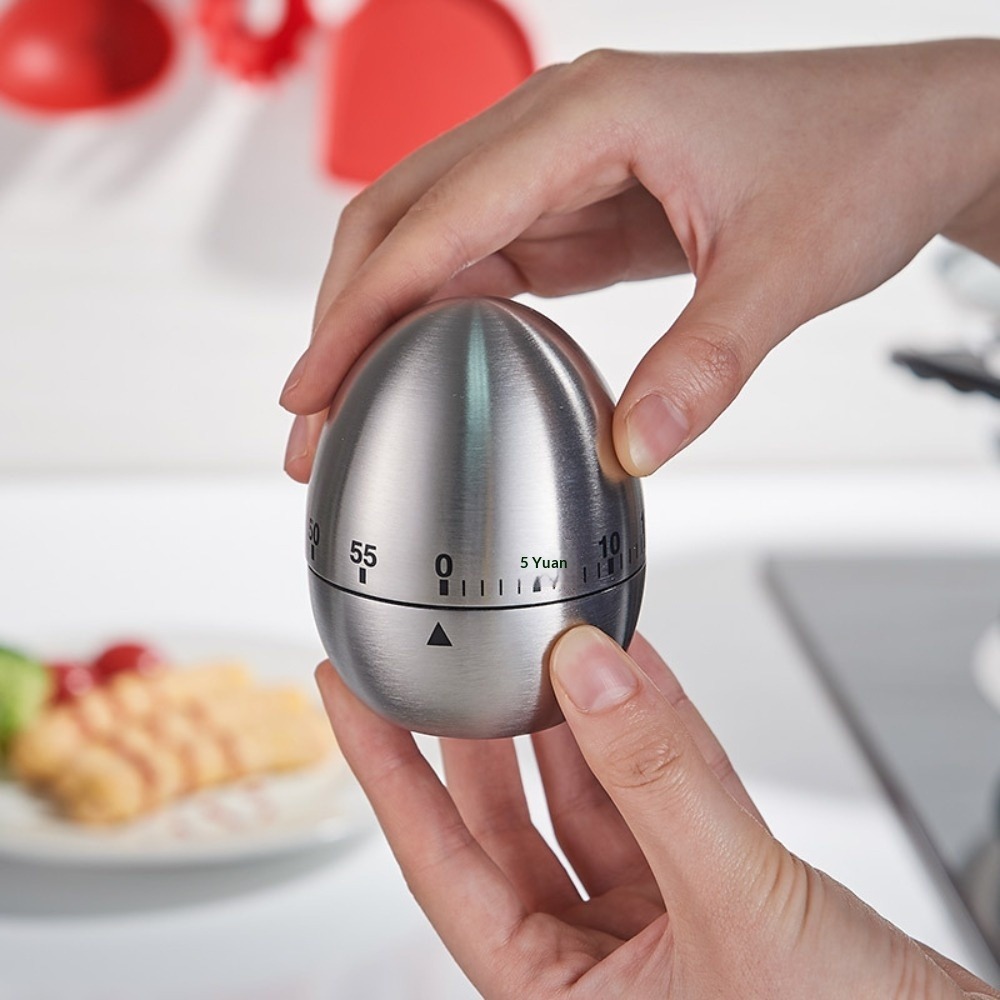 Timer Mekanik Bentuk Telur Kre - Baking Kitchen Hourly ulasan dan harga