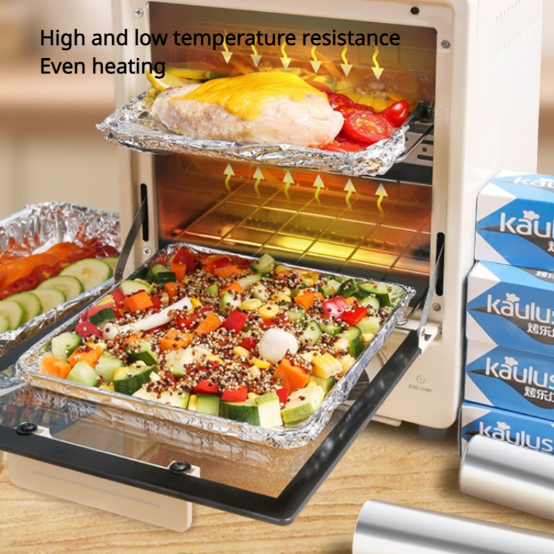 Zacwoo 10/20/40M Aluminium Foi - Kitchen Baking Paper ulasan dan harga