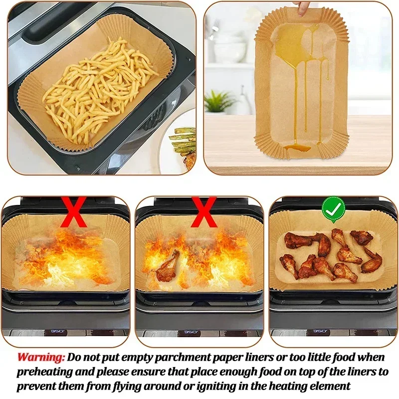 Kertas Penggoreng Udara Sekali - Kitchen Baking Paper ulasan dan harga