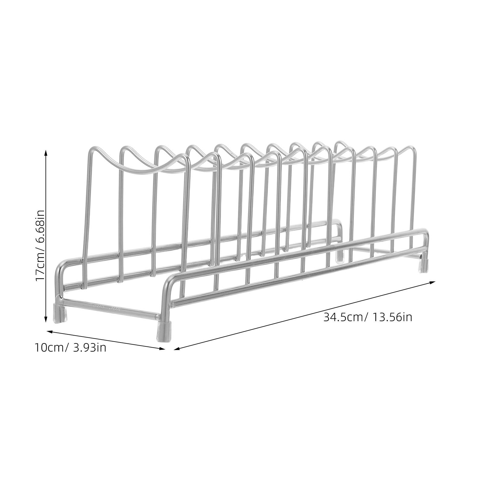 Rak Penyimpanan Tutup Panci 9  - Kitchen Baking Sheet Organizer ulasan dan harga