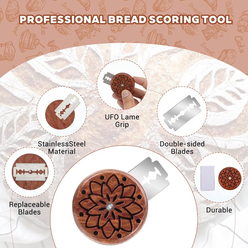Alat Pemotong Roti Sourdough,  - Bread Lame Scoring ulasan dan harga