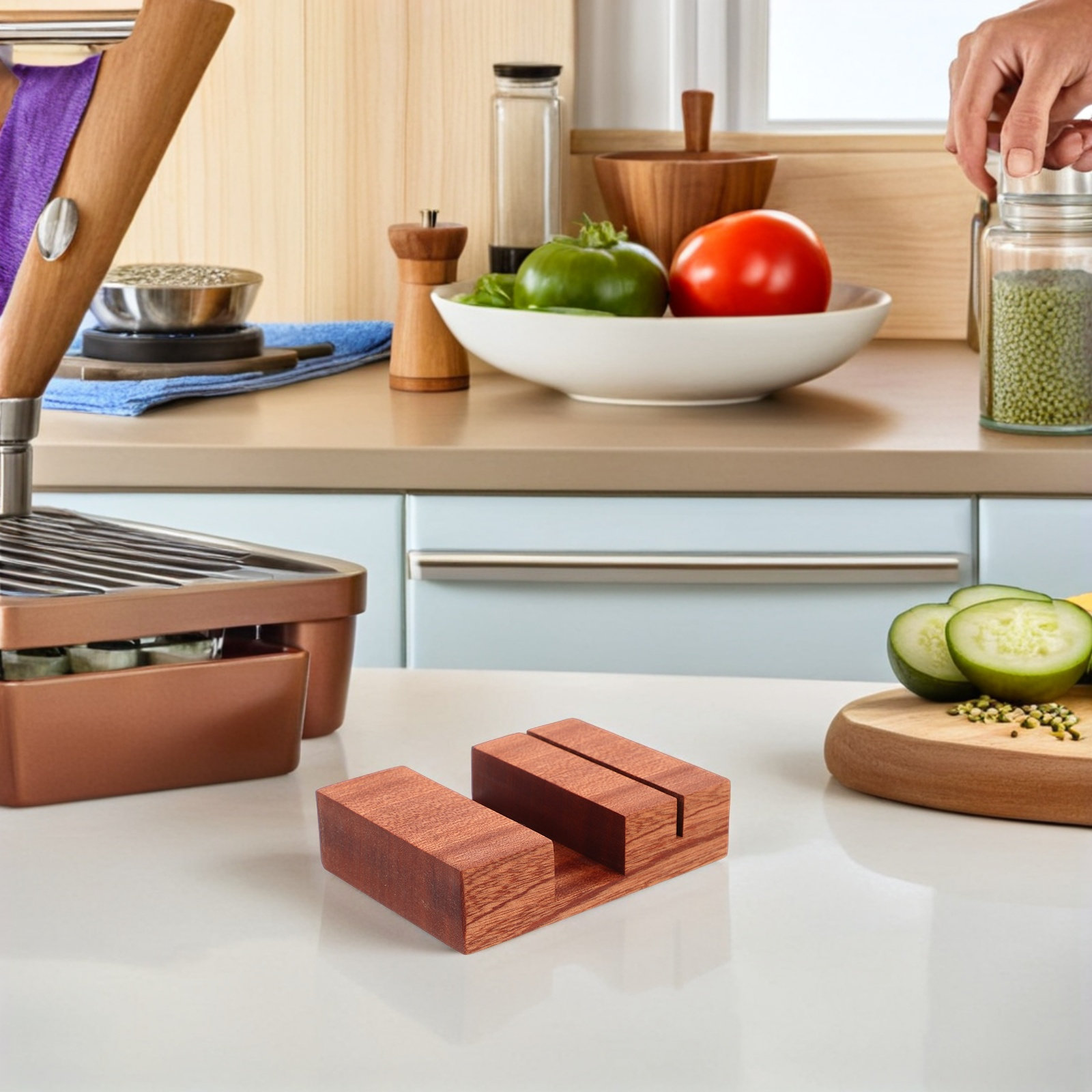 Rak Penyimpanan Tutup Panci Ka - Kitchen Baking Sheet Organizer ulasan dan harga