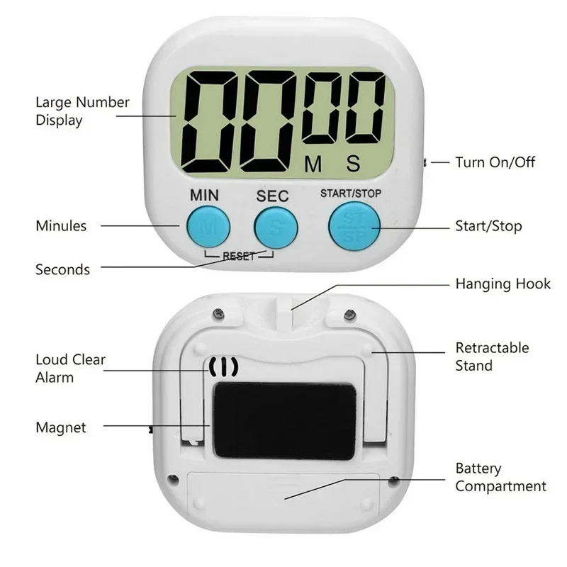 Timer dapur Digital Mini digit - Baking Kitchen Hourly ulasan dan harga