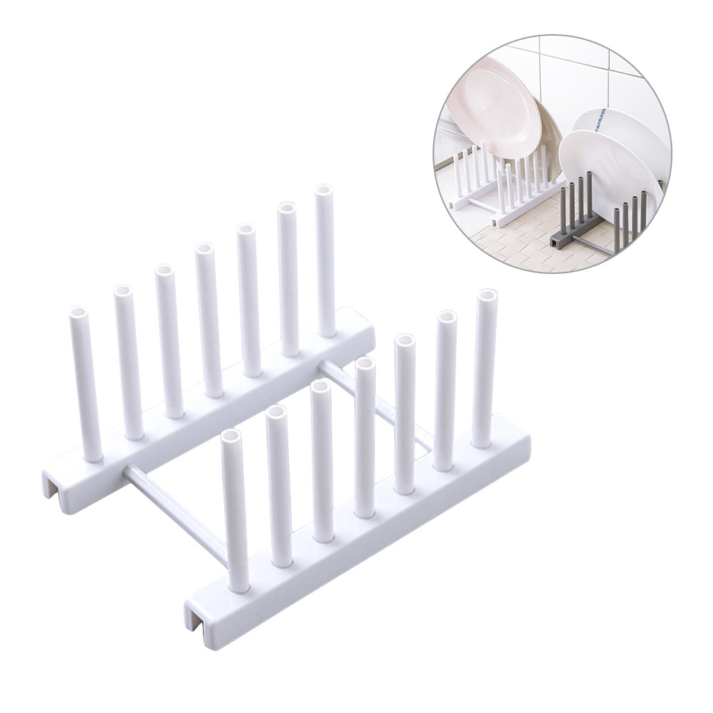 Rak Piring Plastik Putih Penyi - Kitchen Baking Sheet Organizer ulasan dan harga