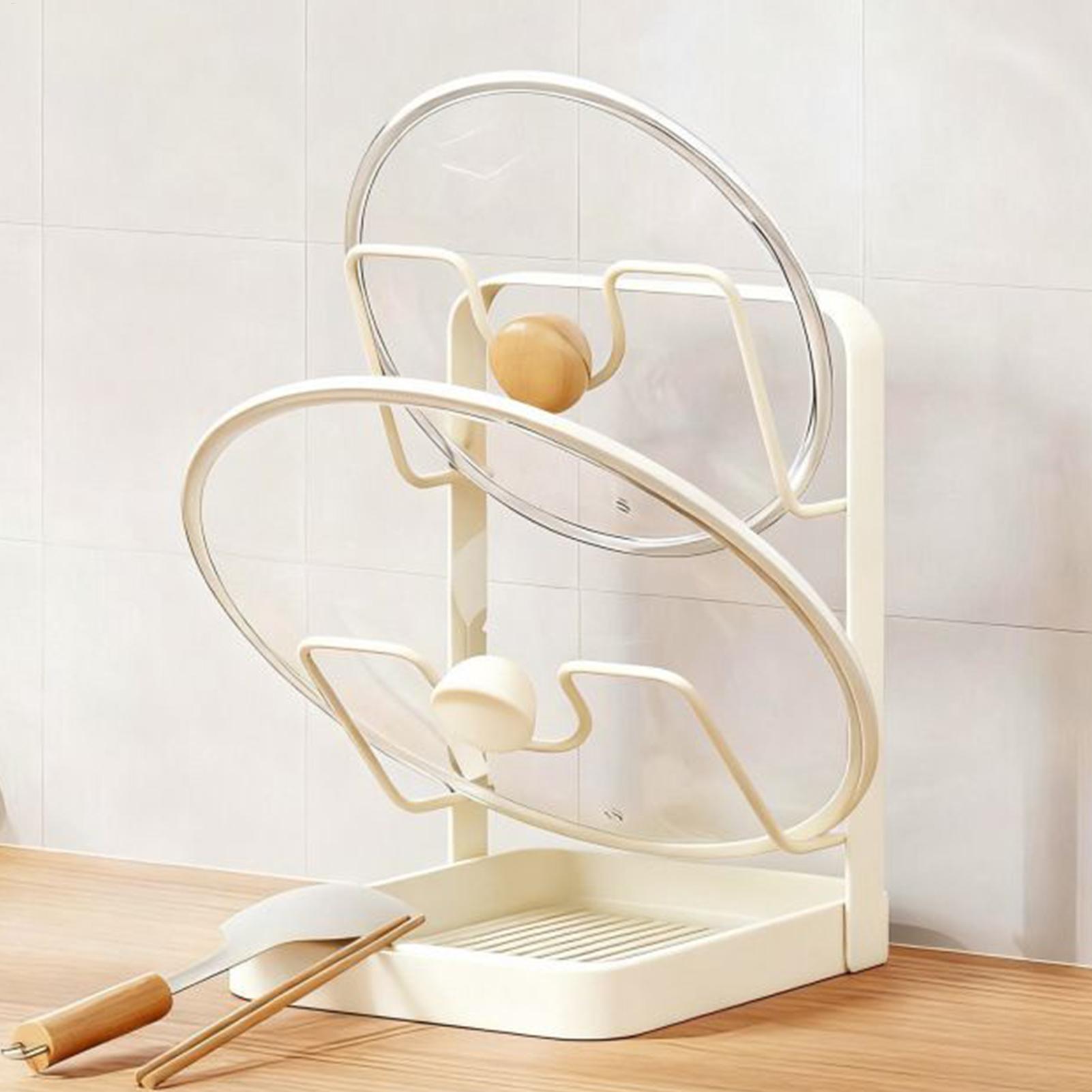 Rak Penyimpanan Tutup Panci An - Kitchen Baking Pan Organizer ulasan dan harga