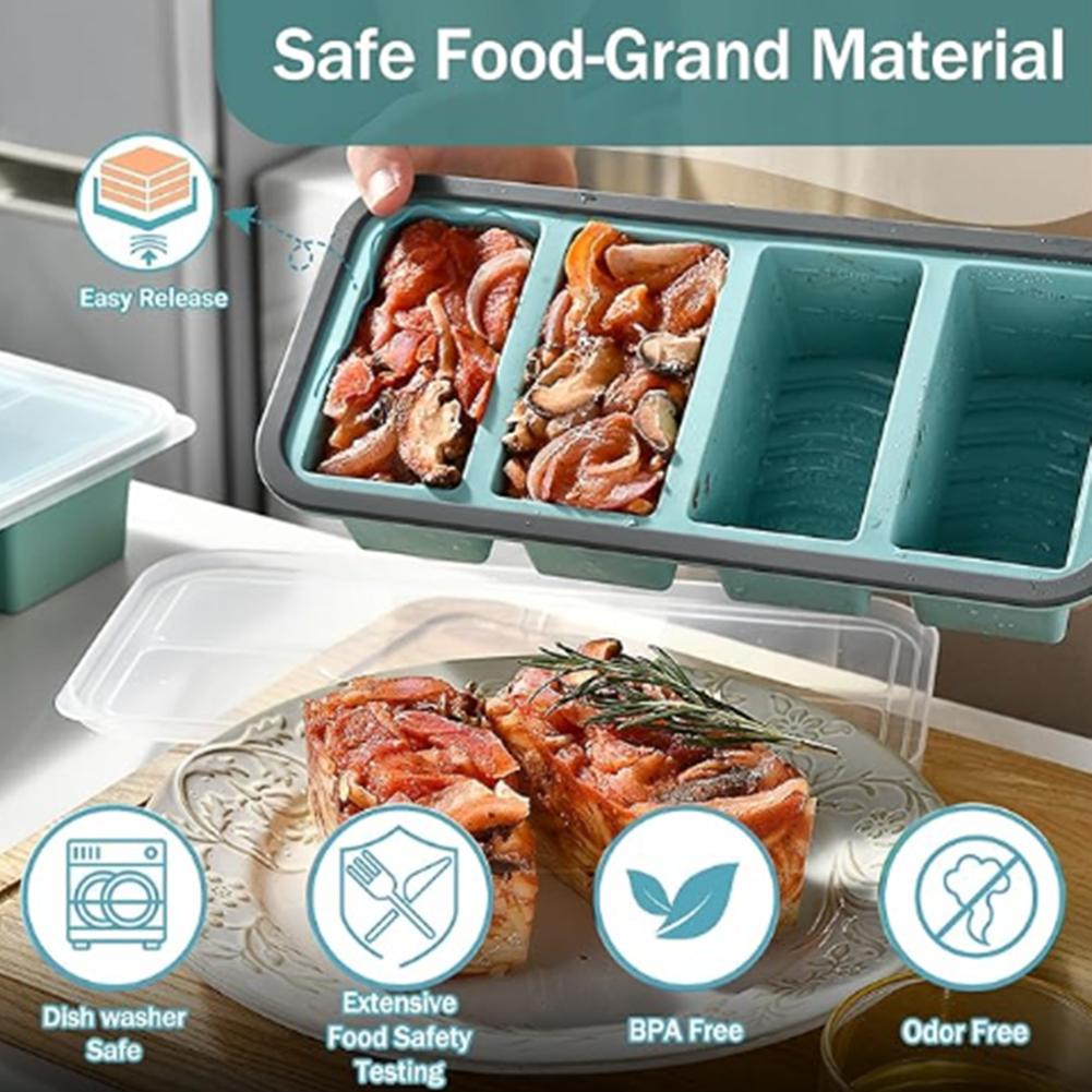 Cetakan Es Batu Silikon Besar  - Kitchen Baking Storage Containers ulasan dan harga