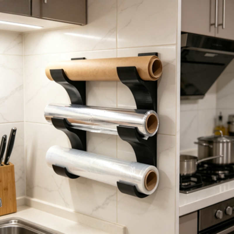 Rak Penyimpanan Plastik Wrap & - Kitchen Baking Sheet Organizer ulasan dan harga