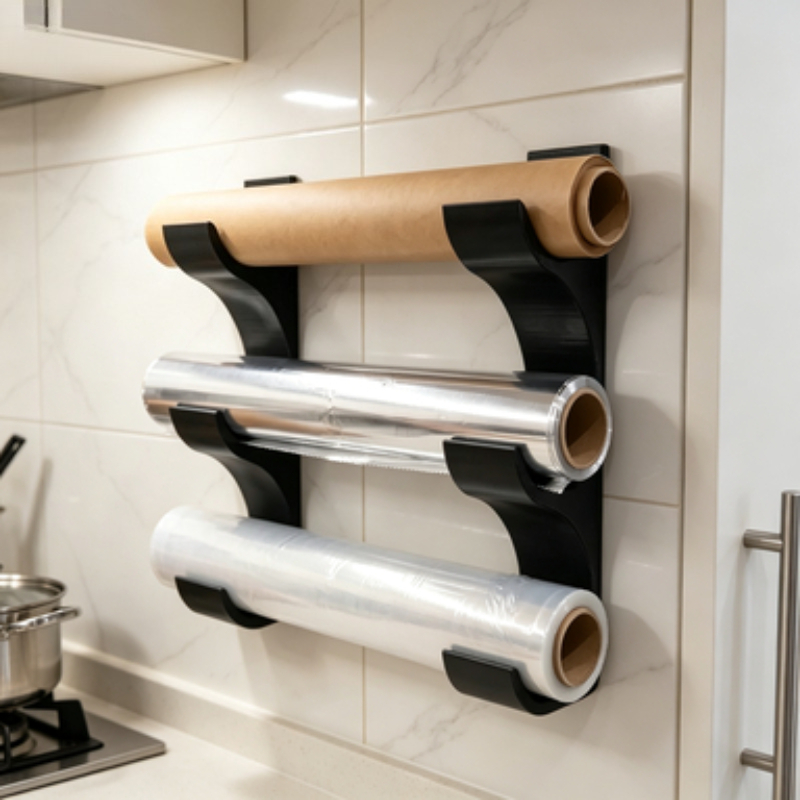 Rak Penyimpanan Plastik Wrap & - Kitchen Baking Sheet Organizer ulasan dan harga