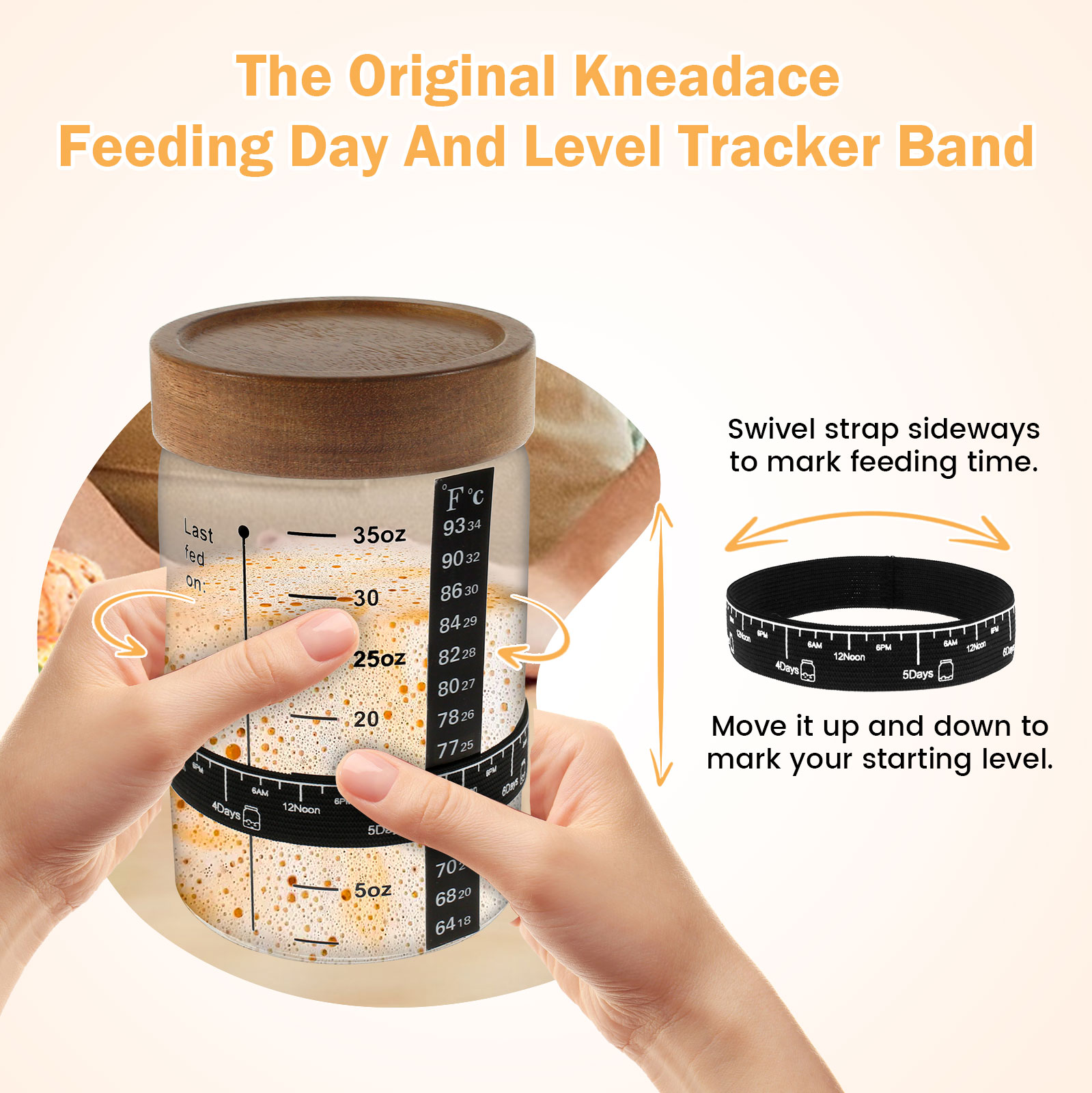 Sourdough toples pemula 1000ml - Kitchen Baking Storage Containers ulasan dan harga