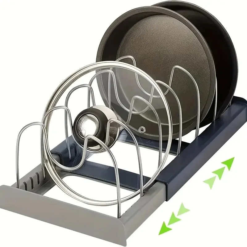 Rak penyimpanan besi tahan kar - Kitchen Baking Pan Organizer ulasan dan harga