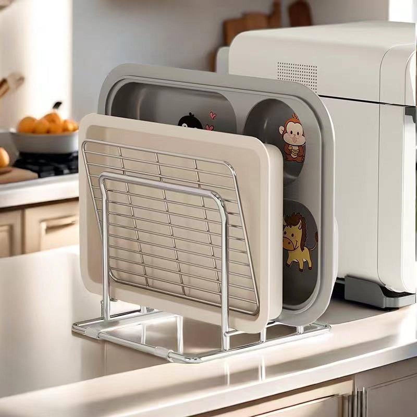 Rak Talenan, Rak Panci dan Tut - Kitchen Baking Sheet Organizer ulasan dan harga