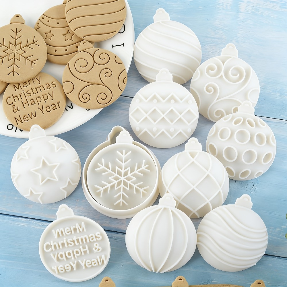 11Pcs Set Cetakan Kue Natal 3D - Kitchen Baking Cookies ulasan dan harga