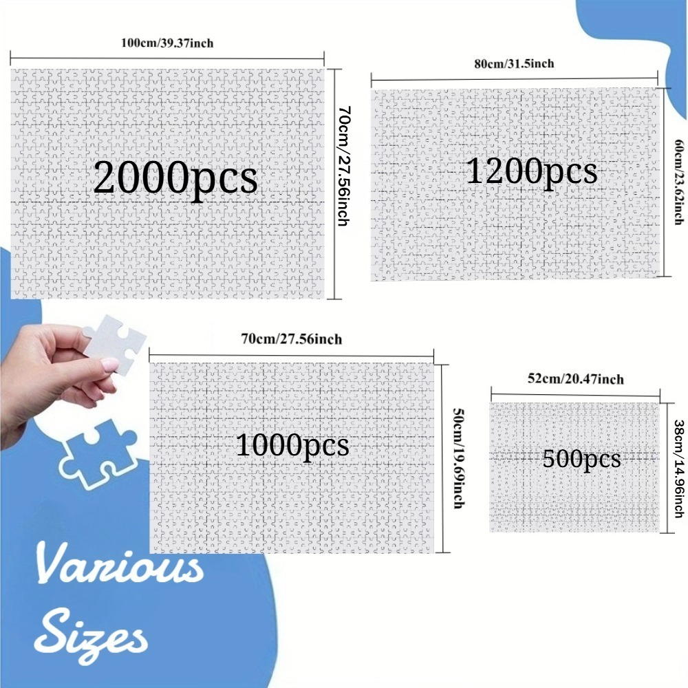 500-2000pcs Puzzle Jigsaw Kelu - Kitchen Baking Paper ulasan dan harga