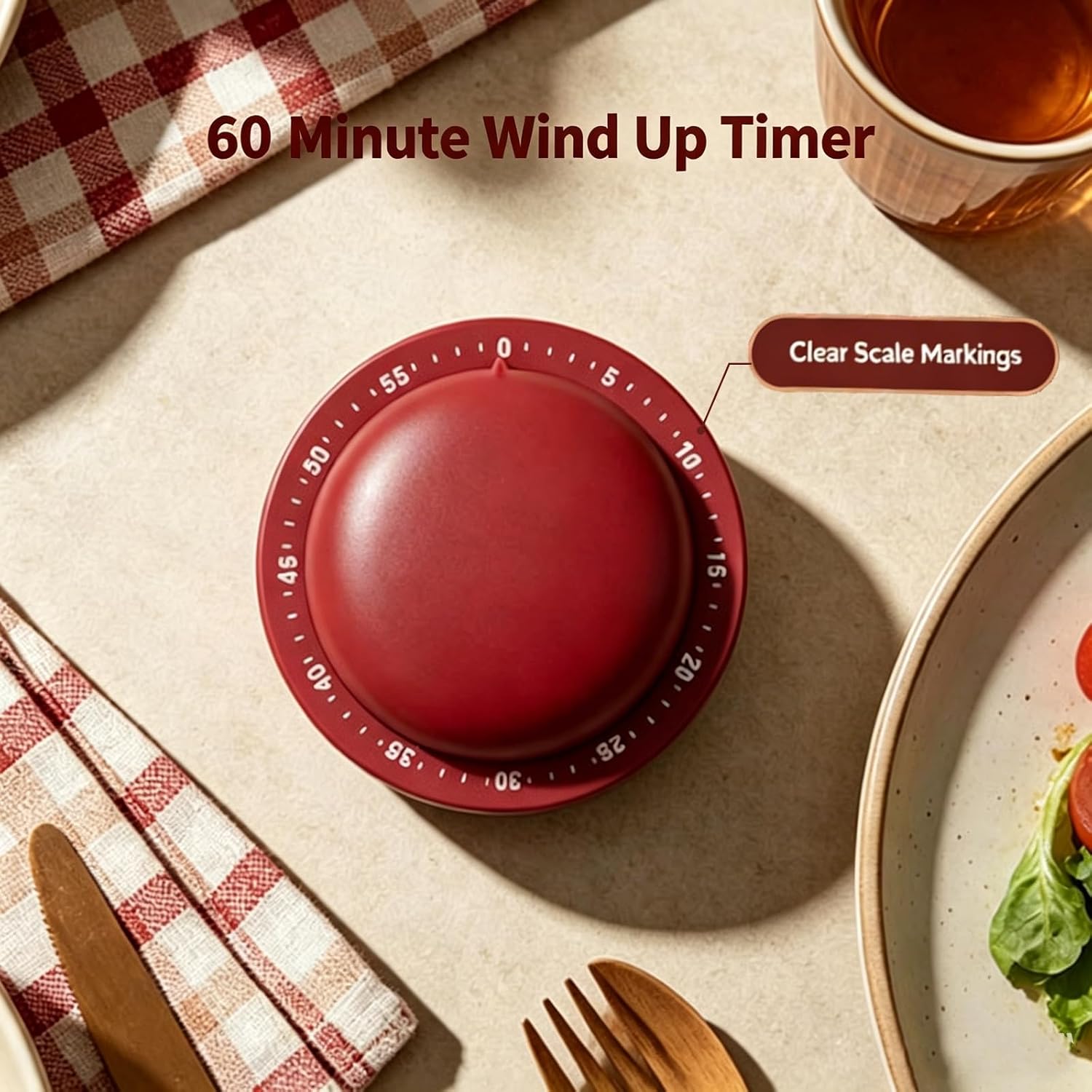 Timer Dapur Mekanis dengan Ala - Baking Kitchen Hourly ulasan dan harga